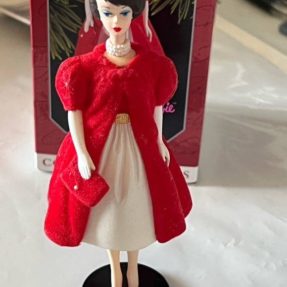 Vintage Silken Flame Barbie Doll Ornament Hallmark Ornament Vintage you Barbie - Picture 6 of 11